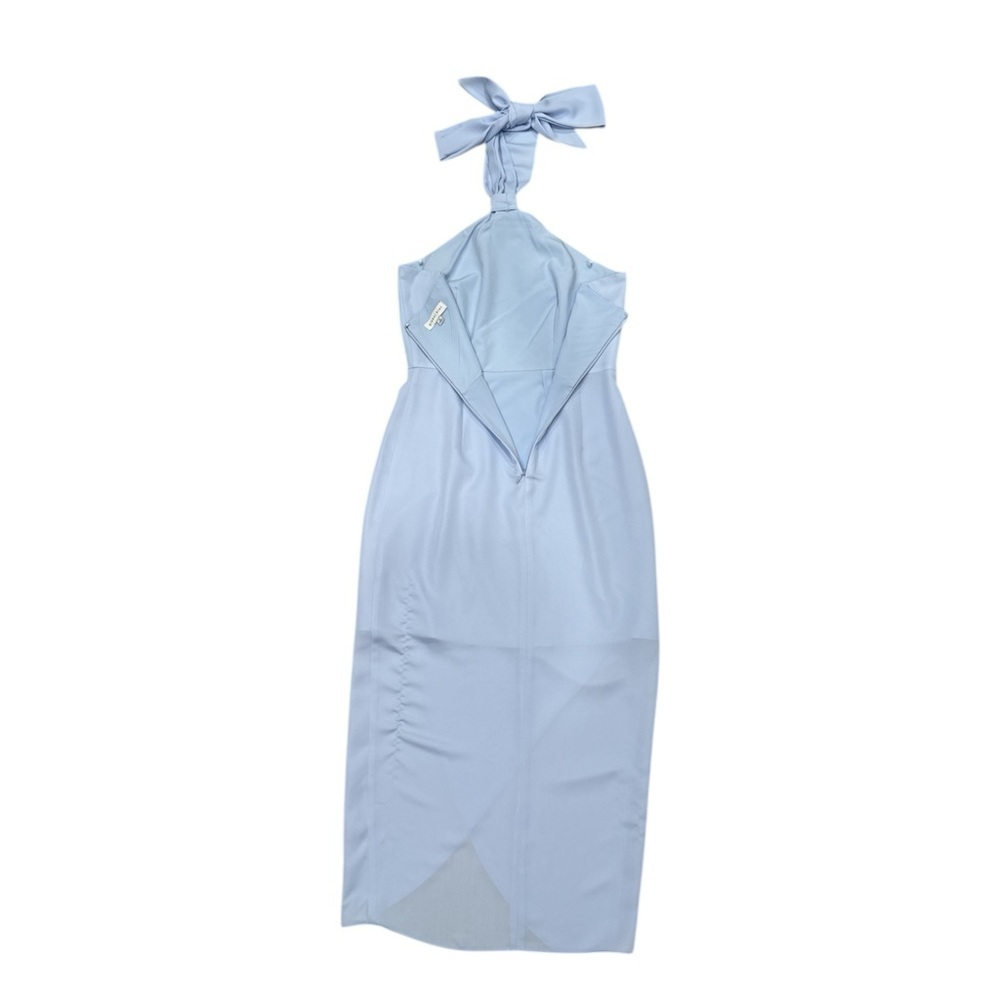 Gianni Bini Blue Halter Dress Size 4 - Picture 4 of 6